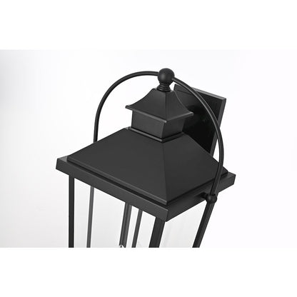 Luz 24 inch Outdoor Wall sconce in Black
