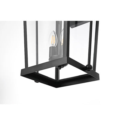 Luz 24 inch Outdoor Wall sconce in Black