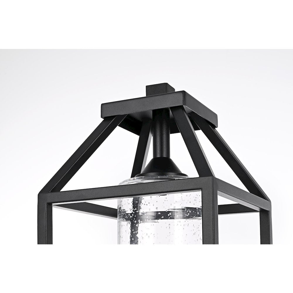 Zora 21 inch Outdoor Post light in Black