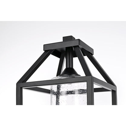 Zora 21 inch Outdoor Post light in Black
