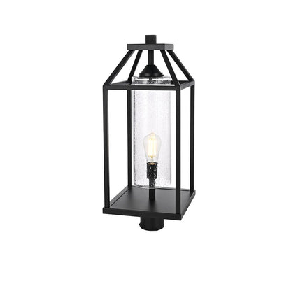 Zora 26 inch Outdoor Post light in Black