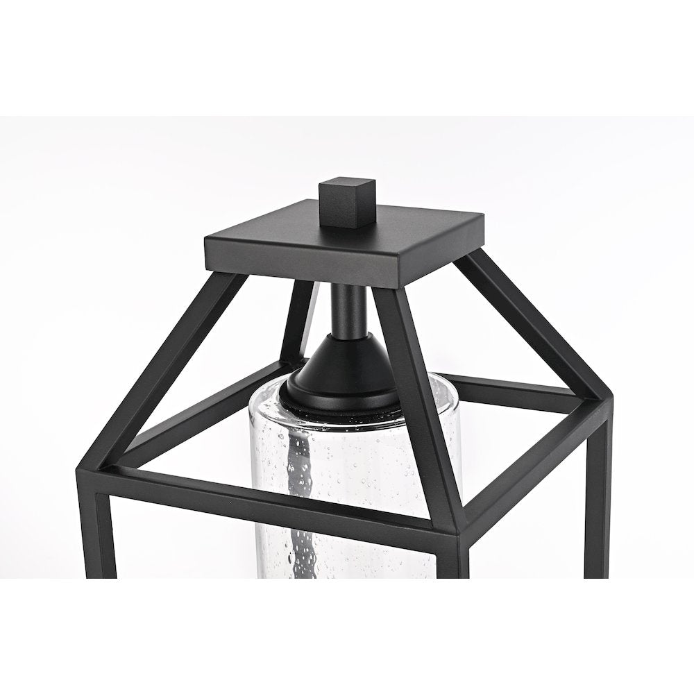 Zora 26 inch Outdoor Post light in Black