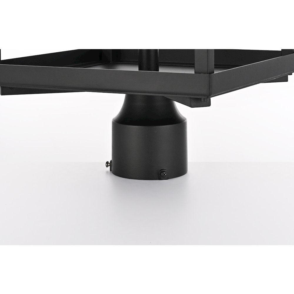 Zora 26 inch Outdoor Post light in Black