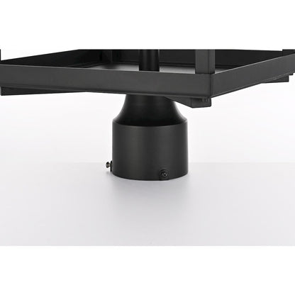 Zora 26 inch Outdoor Post light in Black