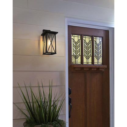 Jada 12 inch Outdoor Wall sconce in Black