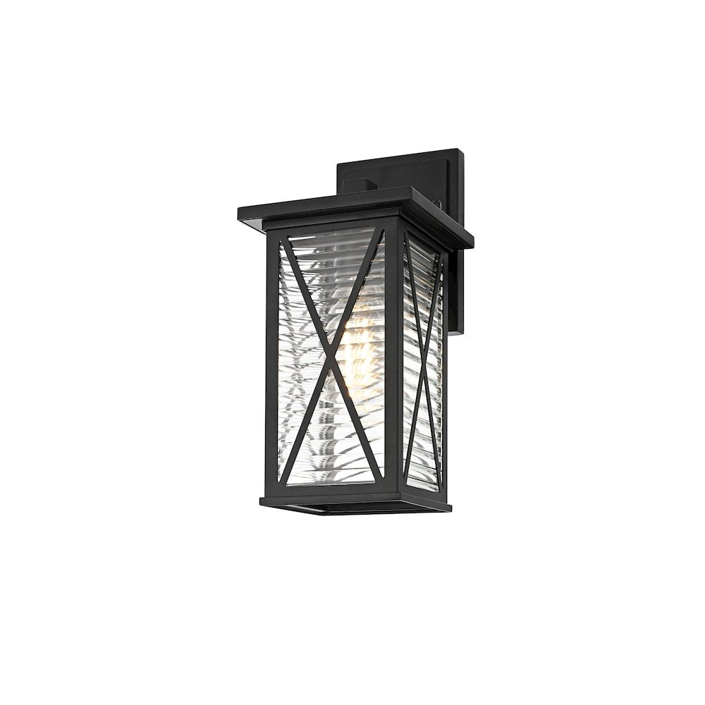 Jada 12 inch Outdoor Wall sconce in Black