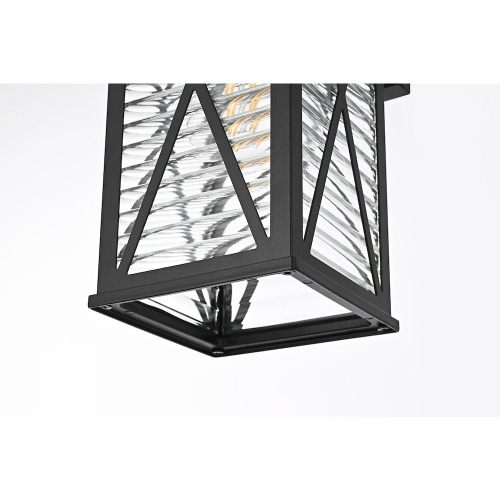 Jada 12 inch Outdoor Wall sconce in Black