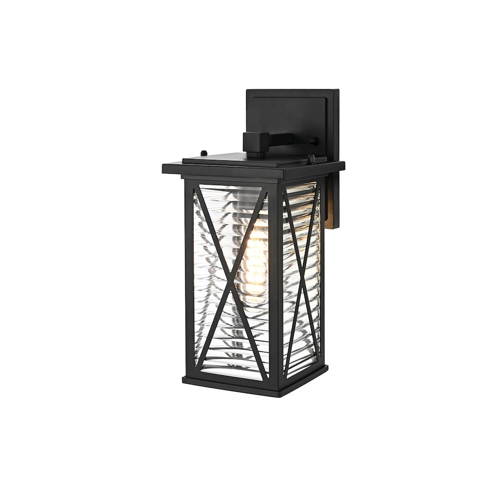 Jada 12 inch Outdoor Wall sconce in Black