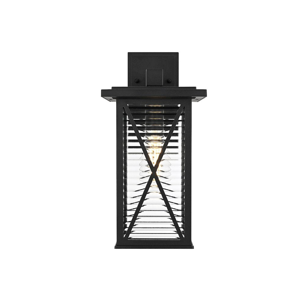 Jada 15 inch Outdoor Wall sconce in Black