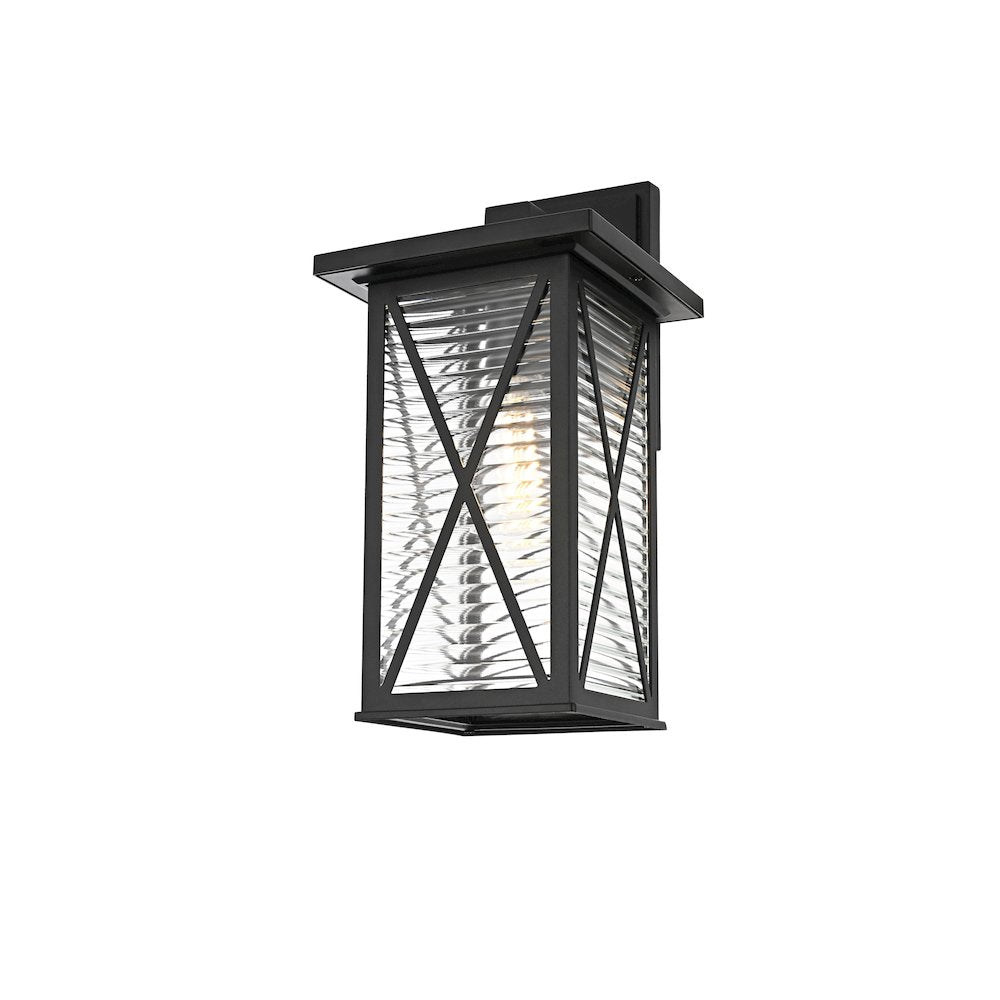 Jada 15 inch Outdoor Wall sconce in Black