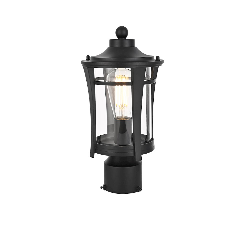 Artemis 13 inch Outdoor Post light in Black