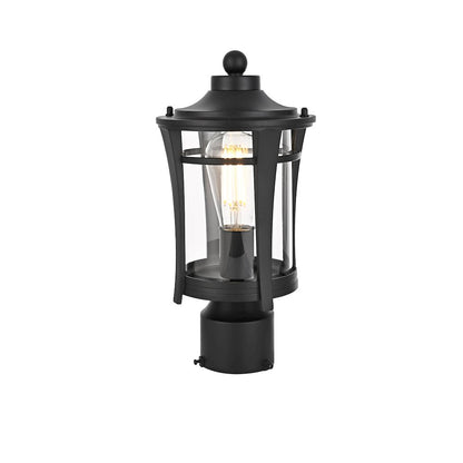 Artemis 13 inch Outdoor Post light in Black