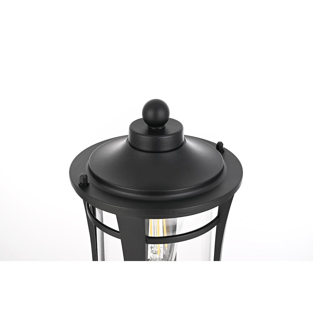 Artemis 13 inch Outdoor Post light in Black