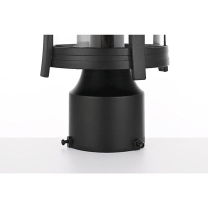 Artemis 13 inch Outdoor Post light in Black