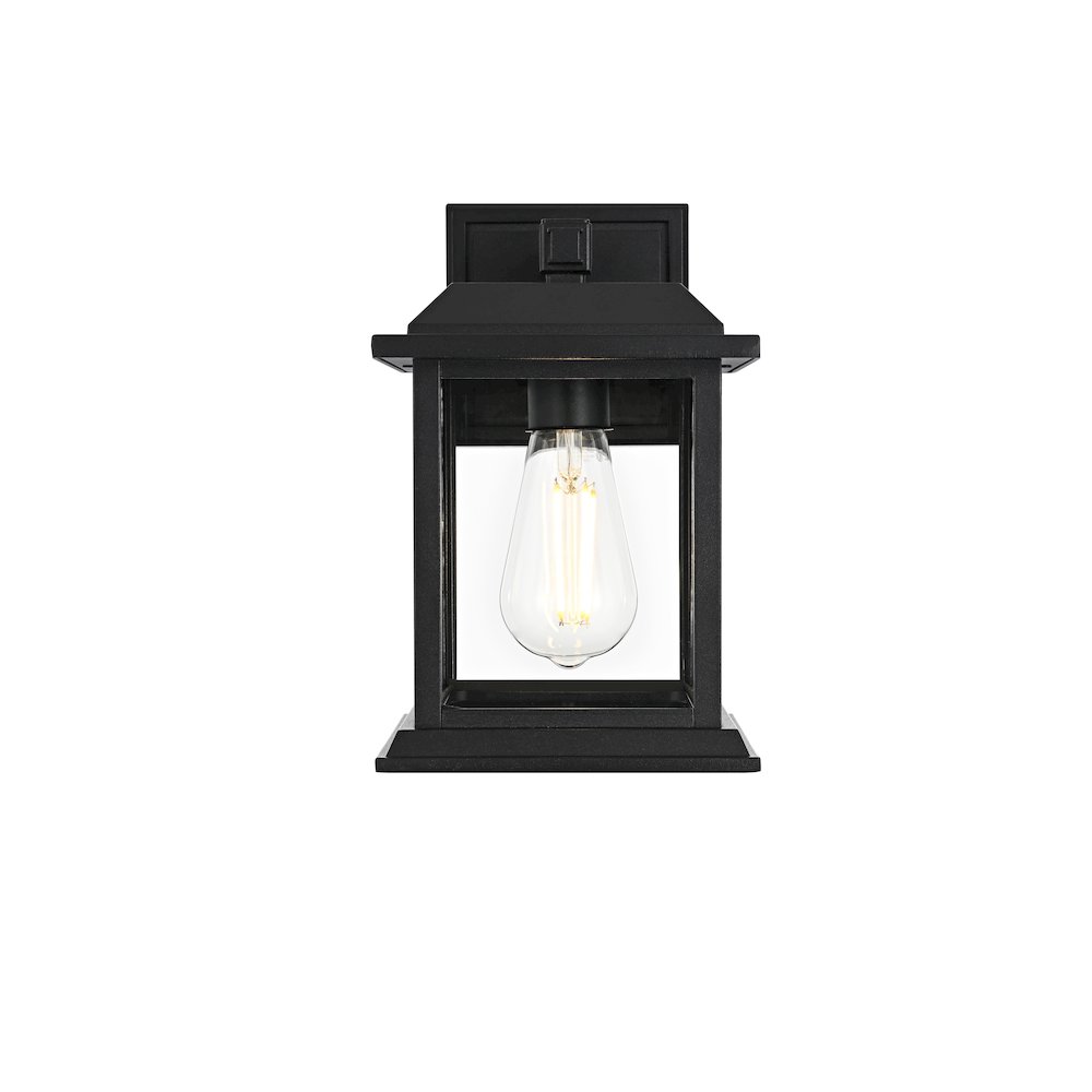 Araceli 10 inch Outdoor Wall sconce in Black