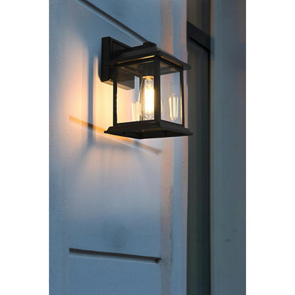 Araceli 10 inch Outdoor Wall sconce in Black