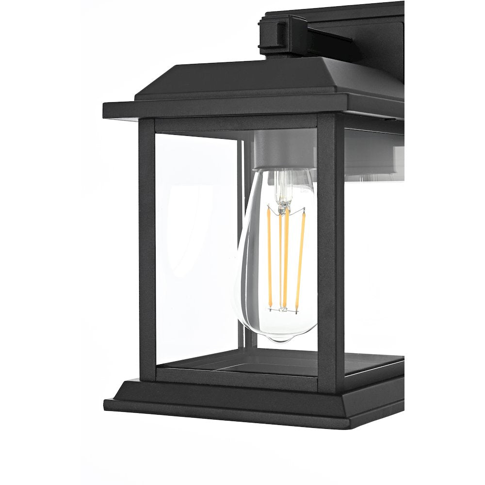 Araceli 10 inch Outdoor Wall sconce in Black