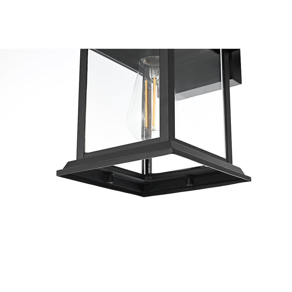 Araceli 10 inch Outdoor Wall sconce in Black