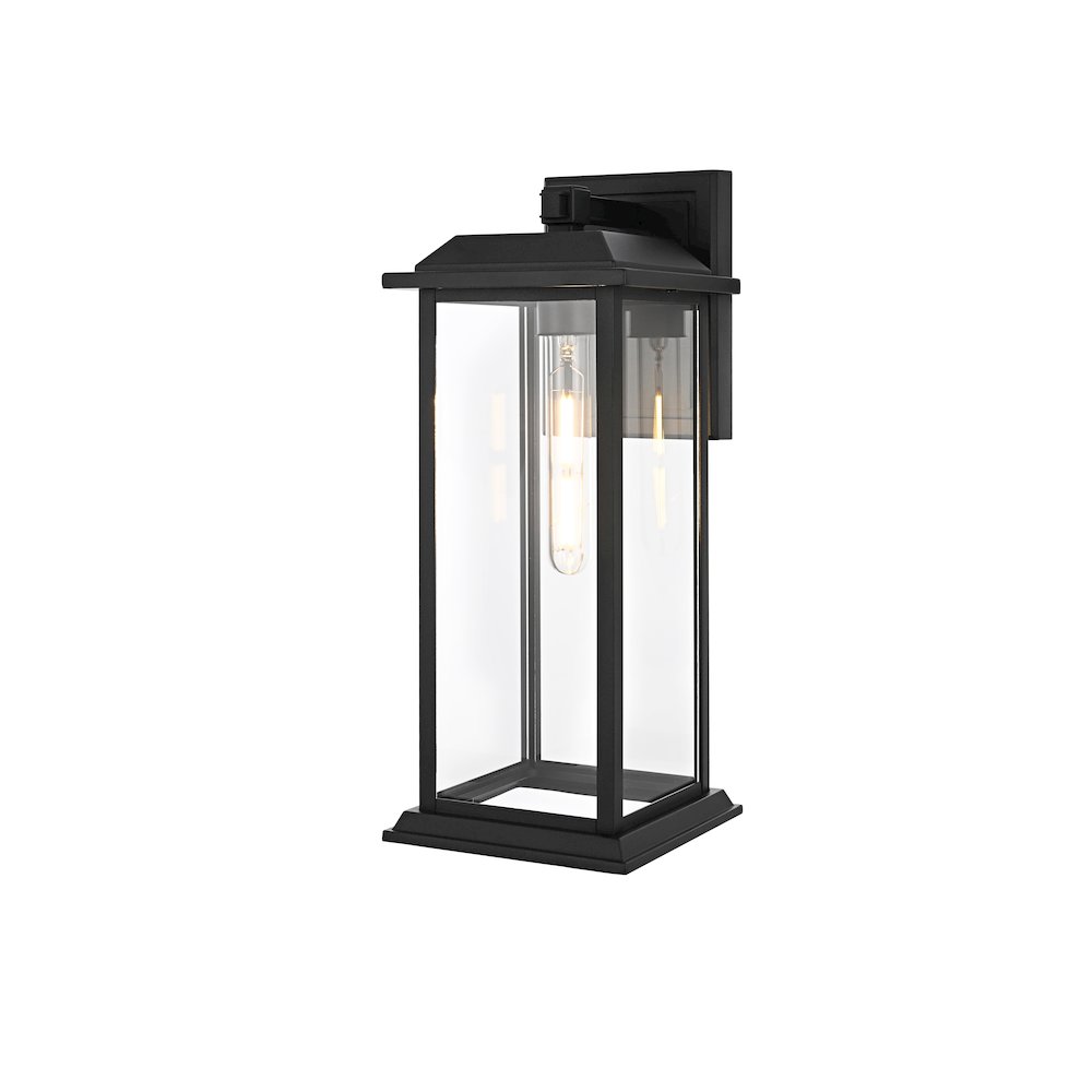 Araceli 17 inch Outdoor Wall sconce in Black