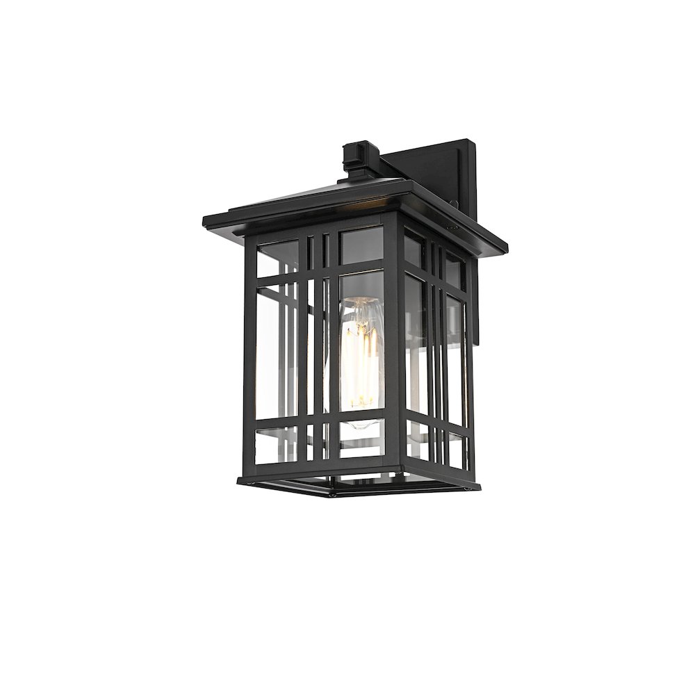 Harley 13 inch Outdoor Wall sconce in Black