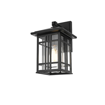 Harley 13 inch Outdoor Wall sconce in Black