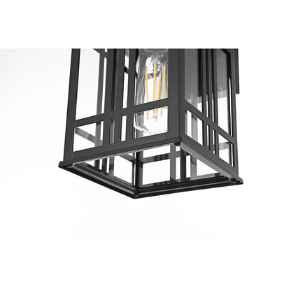 Harley 13 inch Outdoor Wall sconce in Black