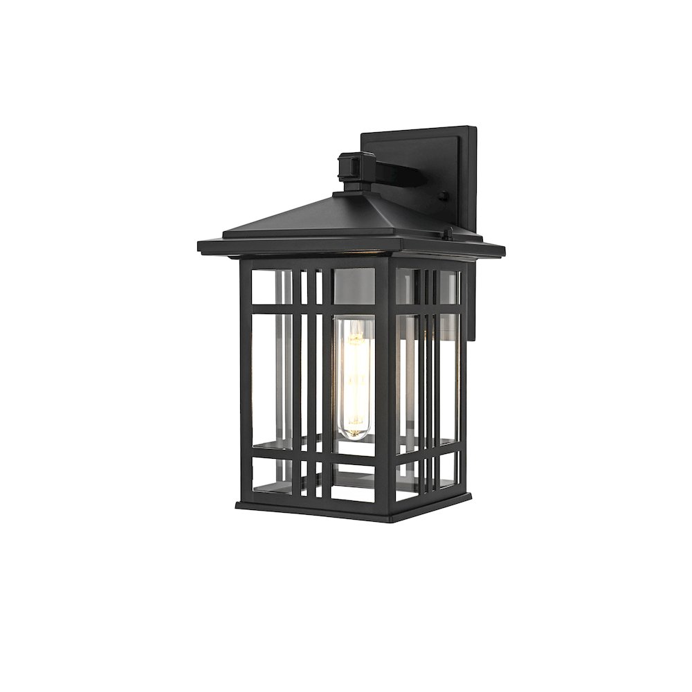 Harley 13 inch Outdoor Wall sconce in Black