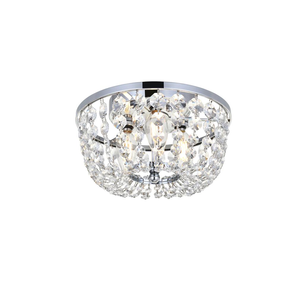 Cora 10 inch flush mount in chrome