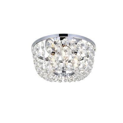 Cora 10 inch flush mount in chrome