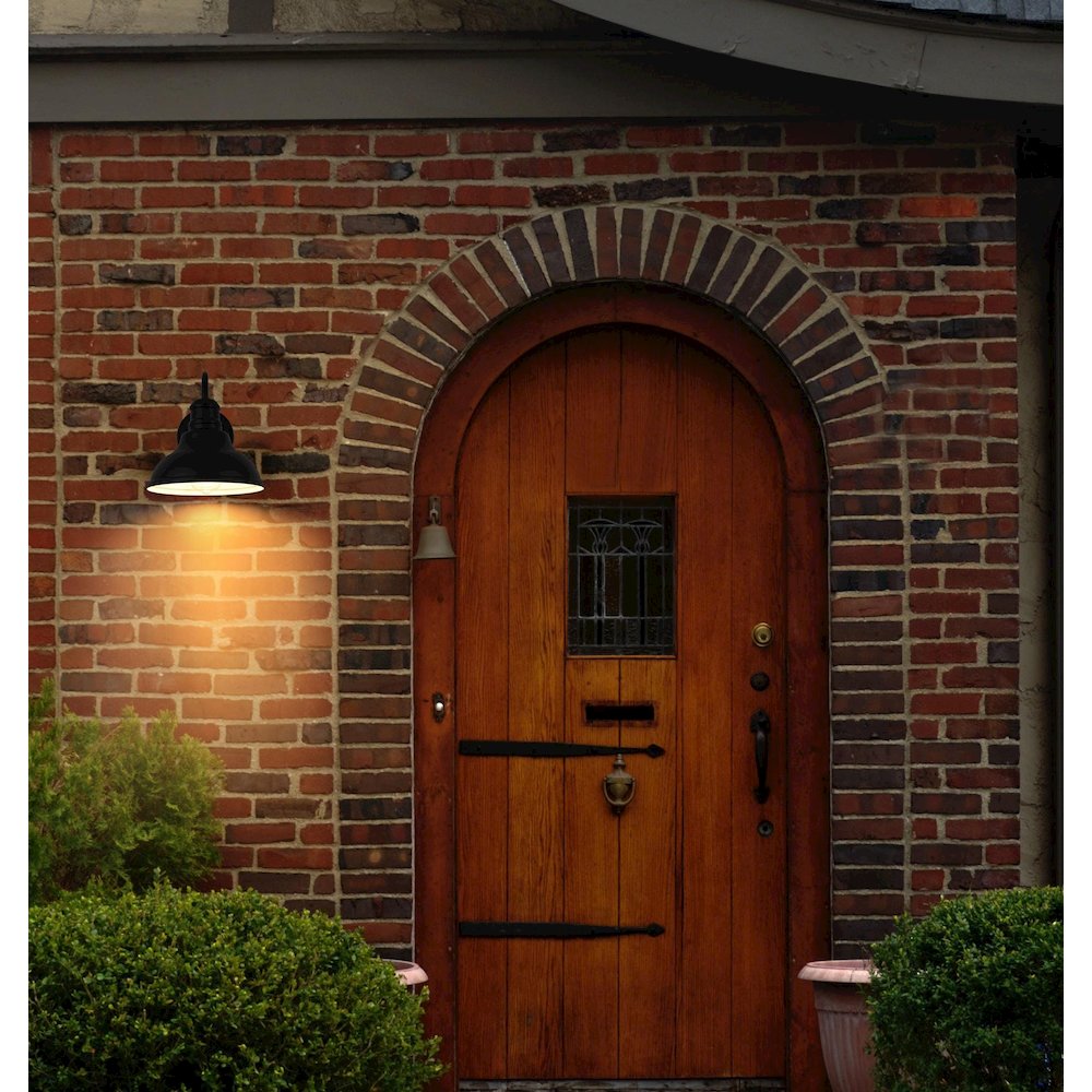 Callen 9 Inch Outdoor Wall Sconce In Black