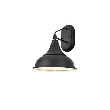 Elian 11 Inch Outdoor Wall Sconce In Black