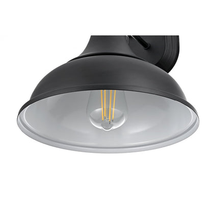 Elian 11 Inch Outdoor Wall Sconce In Black
