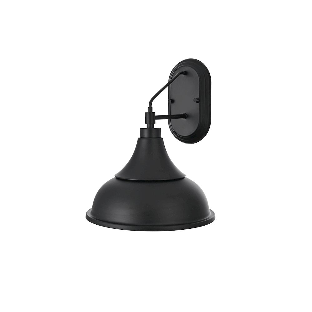Elian 11 Inch Outdoor Wall Sconce In Black