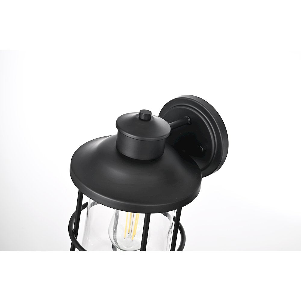 Huxley 7 Inch Outdoor Wall Sconce In Black