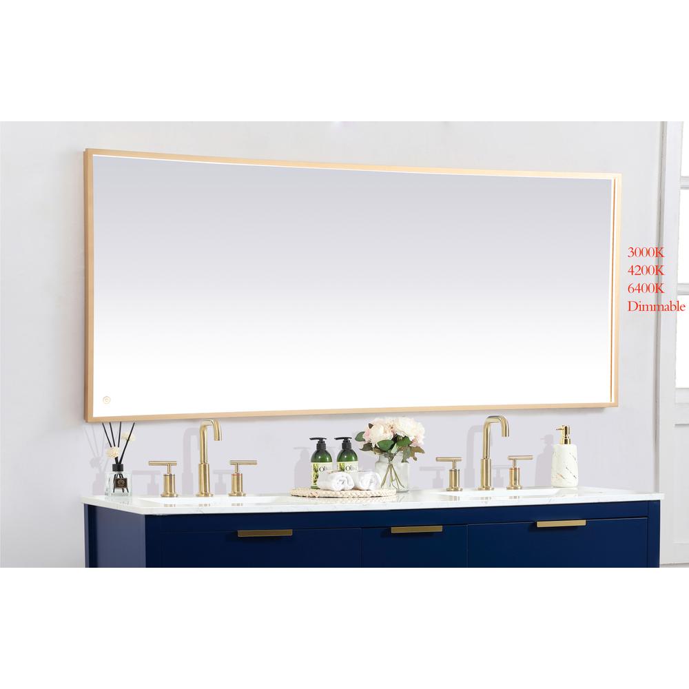 Pier 30x72 inch LED mirror with adjustable color temperature