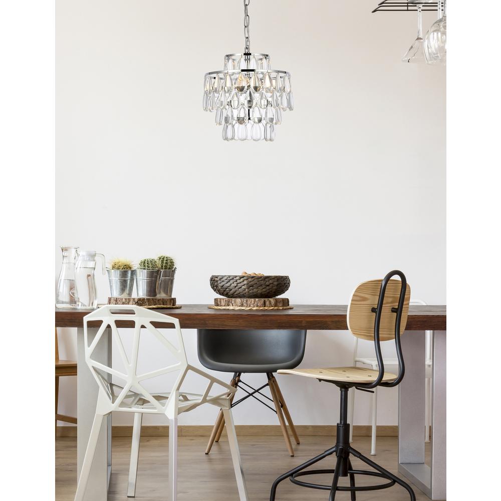 Mila 12 inch pendant in chrome