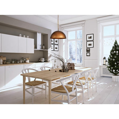 Merce Collection Pendant D20 H12.75 Lt:1 Manual Brass Finish