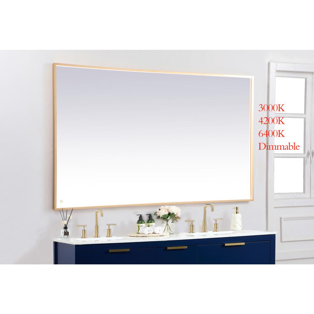 Pier 42x72 inch LED mirror with adjustable color temperature