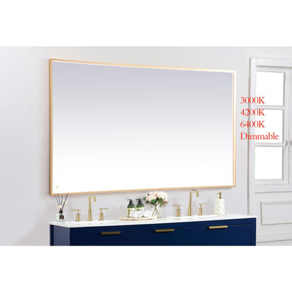 Pier 42x72 inch LED mirror with adjustable color temperature