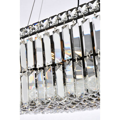 Maxime 28 Inch Black Chandelier