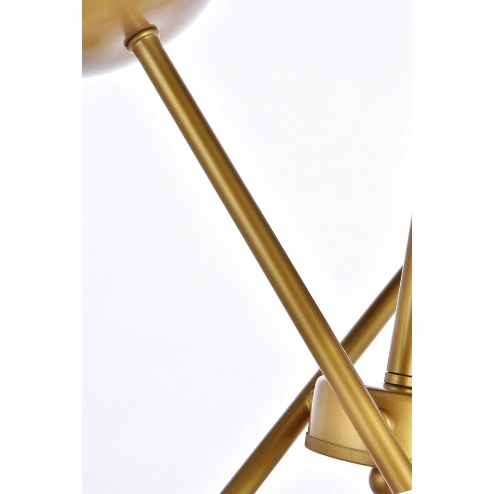 Axl 24 inch pendant in brass with clear shade