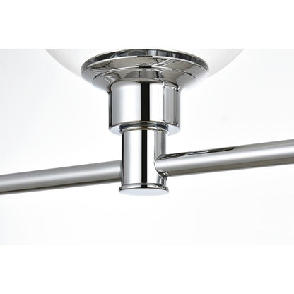 Jaelynn 2 light Chrome and Clear Bath Sconce