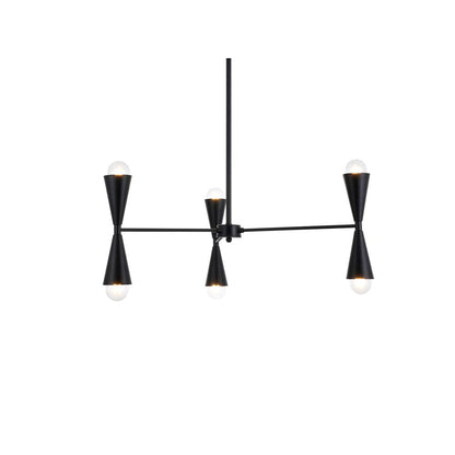 Cade 34 inch pendant in black