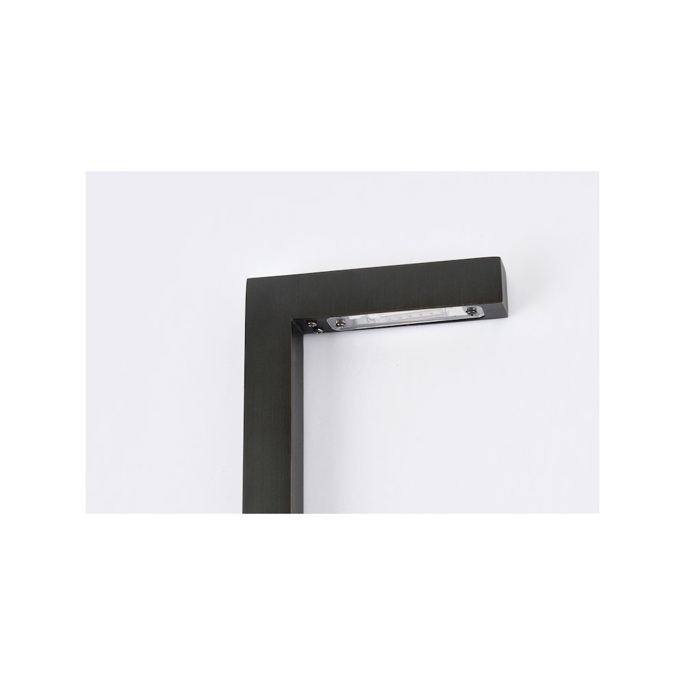 Outdoor 12V Cast Brass modern path light in Dark Bronze