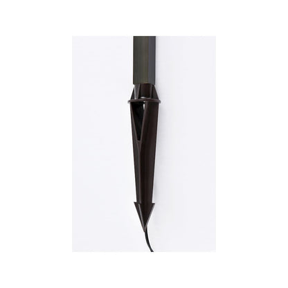 Outdoor 12V Cast Brass modern path light in Dark Bronze