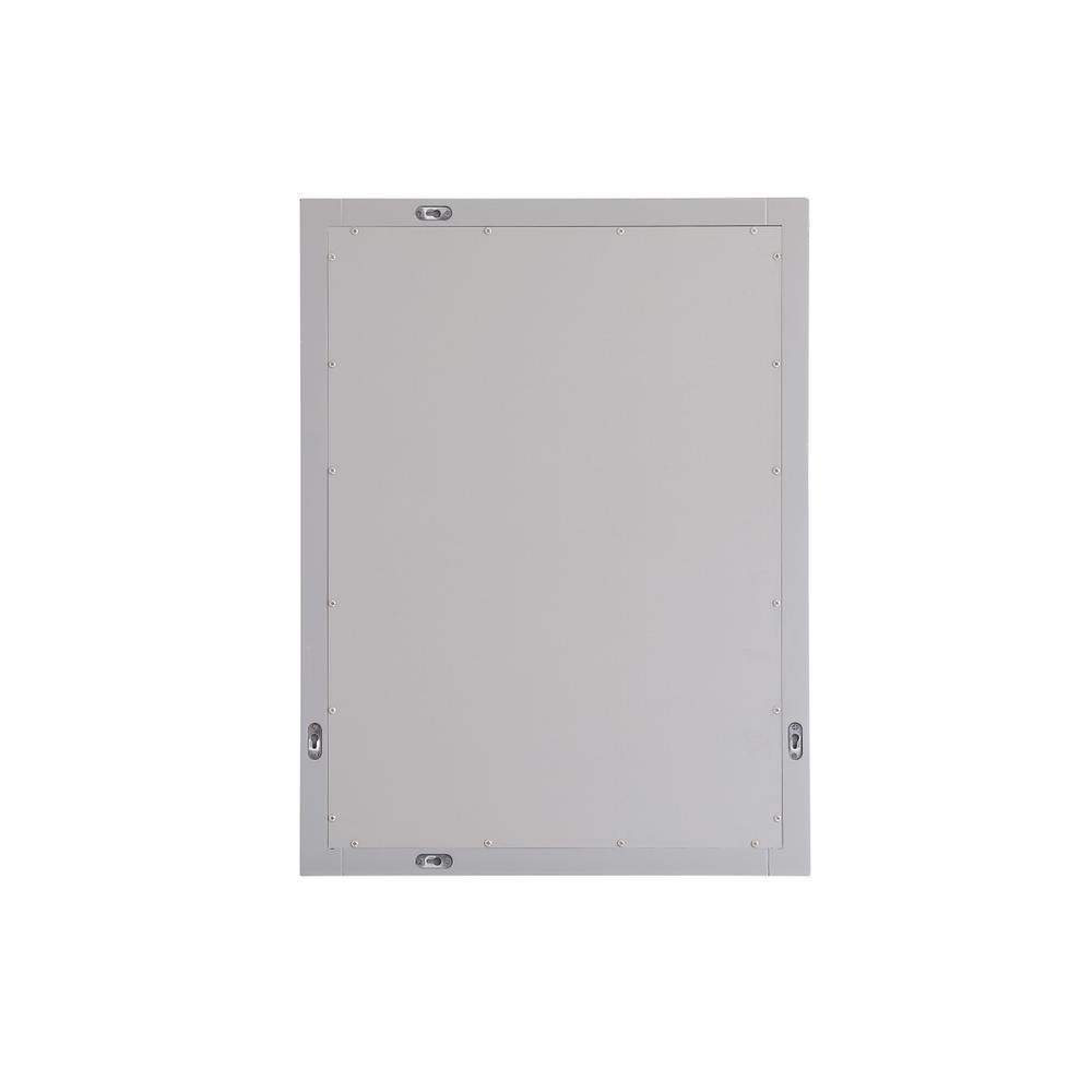 Aqua rectangle vanity mirror 24 inch in Grey