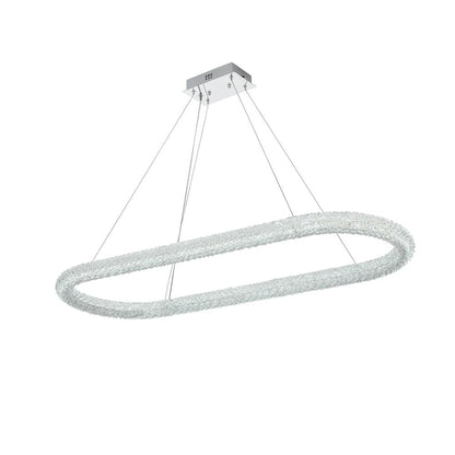 Bowen 51 inch Adjustable LED Chandelier in Chrome