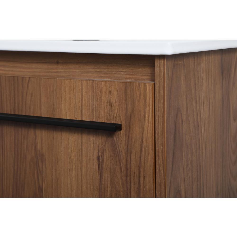 36 inch  Single Bathroom Vanity in Walnut Brown
