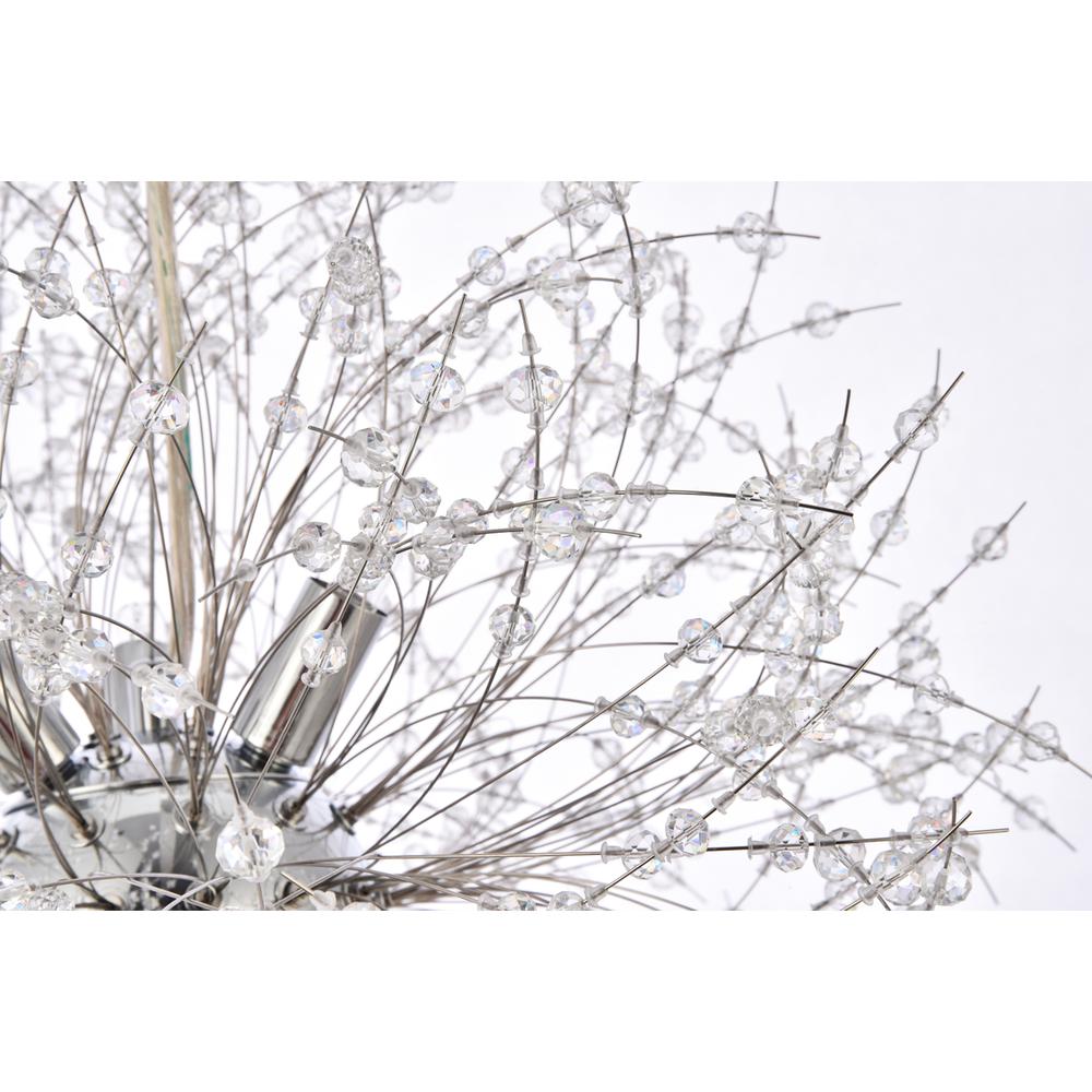 Solace 9 lights Chrome pendant