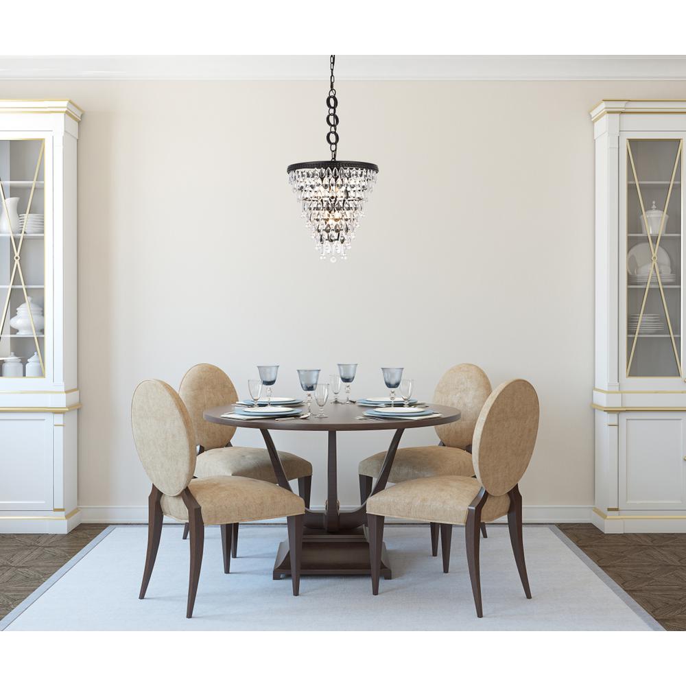 Nordic 5 lights black pendant